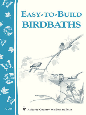 cover image of Easy-to-Build Birdbaths